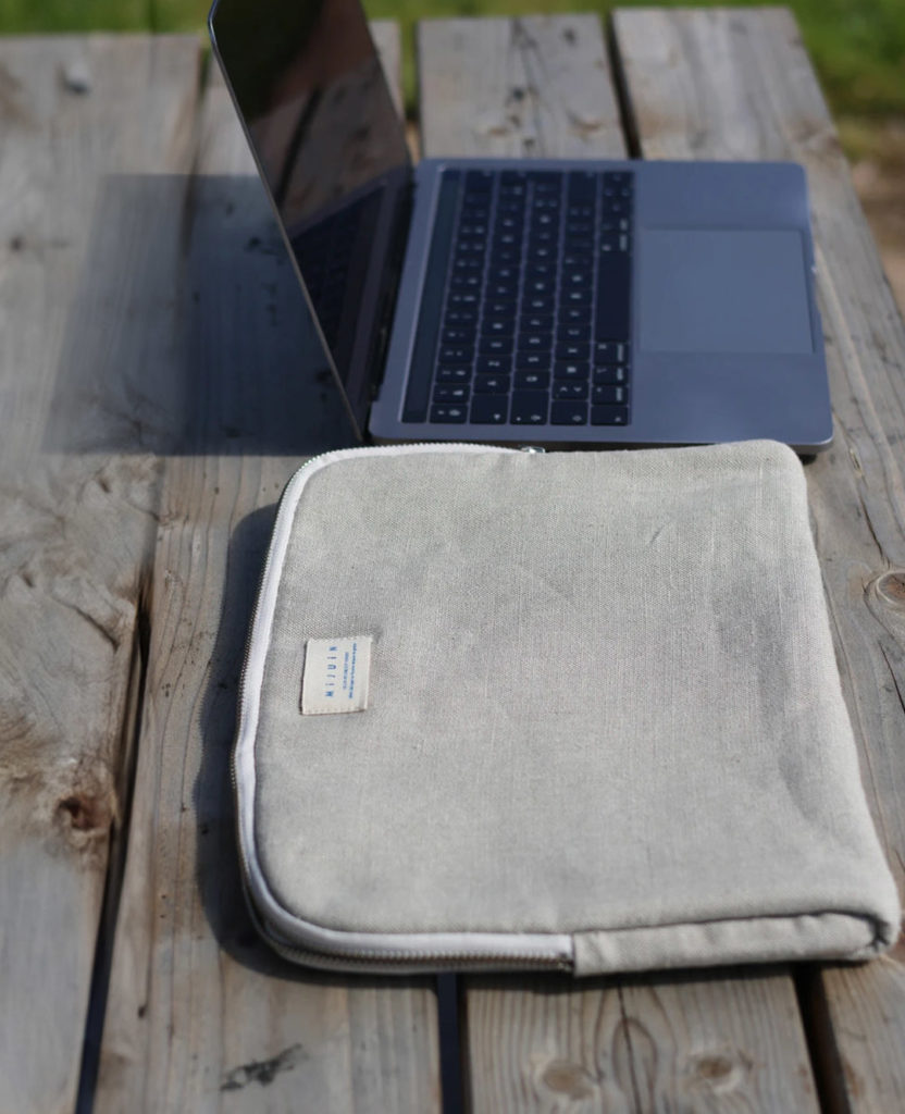 MacBook : des accessoires en lin, 100 % fabriqués en France !